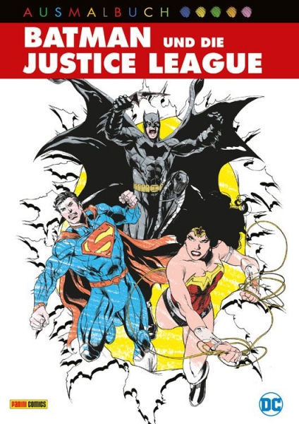 DC Ausmalbuch: Batman und die Justice League