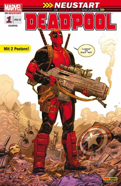 Deadpool 1 mit Poster