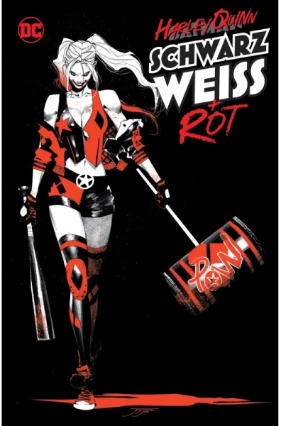 Harley Quinn - Schwarz, Weiß und Rot