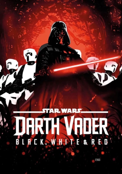 Star Wars - Darth Vader - Schwarz, Weiss und Rot